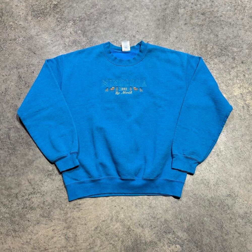 Gildan Women's Blue Jumper
